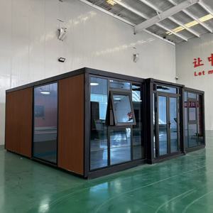 Double Wing Expansion Folding Modified Shipping Container <b>House</b> Steel Sandwich Panel Fast Install Waterproof Wind Proof Modern - Product Image 1