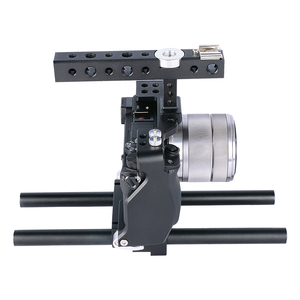 Nueva jaula de cámara protectora de acción de teléfono de fotografía de aluminio C6 para <span class=keywords><strong>Sony</strong></span> A6000/A6300/<span class=keywords><strong>A6400</strong></span>/A6500 - Product Image 5