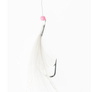 Anzuelo de Pluma Mousda No. 5 anzuelos de pesca con mosca para camarones, anzuelos para pesca oceánica, anzuelos para pez blanco - Product Image 4