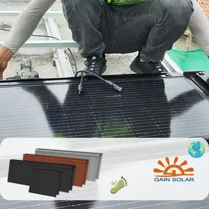 Üretici yenilenebilir ev güneş fayans panelleri Polycrystalline ab güneş kiremit