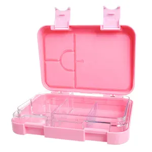 Durable dicht snack container abnehmbare 4 fach austausch 6 fach Kids Lunch Box