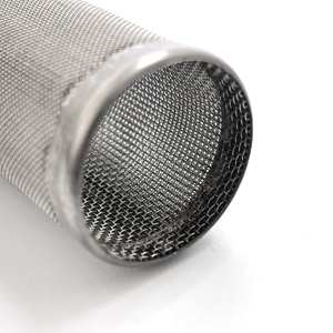 Chất lượng cao 304/316 dây thép không gỉ lưới hình trụ 60 lưới bộ lọc không khí phù hợp 60 Lưới sơn phun Bộ lọc đa dạng - Product Image 4