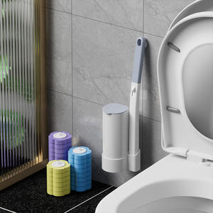 חד פעמי טואלט פלסטיק מברשת להגדיר את הקיר ללא קירות זווית מתה ניקוי מברשת החלפת חתיכה - Product Image 5