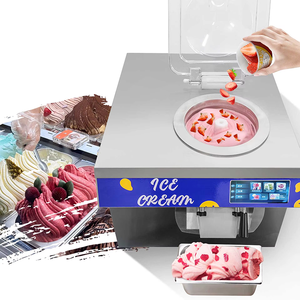 Congelador Continuo de Sobremesa de 24L de Capacidad, Máquina de Helado Duro 4 en 1 con Enfriamiento por Aire, Pequeña Máquina Expendedora de Yogur y Leche - Product Image 4
