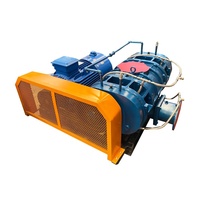 Souffleur Roots industriel en acier inoxydable refroidi par eau, pompe à air électrique haute pression CA pour systèmes pneumatiques de transport de poussière