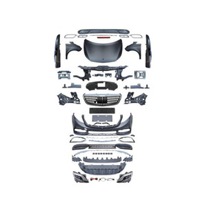 Kit de Carrosserie de Conversion Style Maybach pour <span class=keywords><strong>Mercedes</strong></span> Benz W639 <span class=keywords><strong>Viano</strong></span> 2003-2016 avec Phares, Feux Arrière, Ailes et Capot Style W447 Vito - Product Image 1