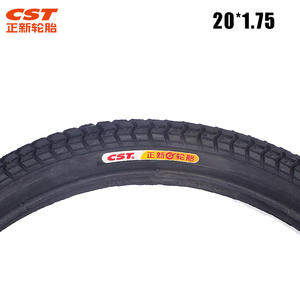 Neumático de bicicleta Cst Cheng Shin de 20 pulgadas 20X1.75 plegable para bicicletas plegables con banda de rodadura ranurada - Product Image 3