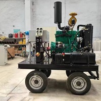 Nouveau moteur diesel de machine à jet hydraulique haute pression du fabricant et machine de nettoyage à eau froide