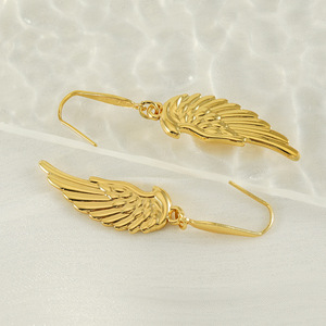 ZOGXIN Gold Plated <b>Wing</b> Drop <b>Earrings</b> Fashion Jewelry For Women - Product Image 2