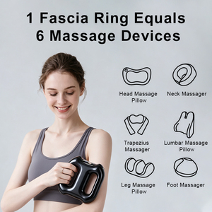 Masseur électrique professionnel à vibrations haute fréquence pour la relaxation musculaire, 5 niveaux de force de massage, minuterie intelligente - Product Image 2