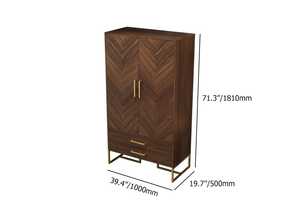 Vente en gros Mid Century Modern Placard Commode Armoire à vêtements avec tiroir - Product Image 4
