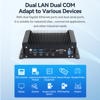 XCY integrado i7 10610U computadora industrial sin ventilador de doble canal DB9 RS232 Ranura SIM DDR4 PC industrial con 8 USB