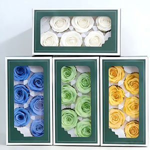 Rosas <span class=keywords><strong>Preservadas</strong></span> a Precio de Fábrica, 5-6cm, Grado B, Cabeza de Rosa Natural Eterna para Decoración de Bodas, Día de la Madre - Product Image 6