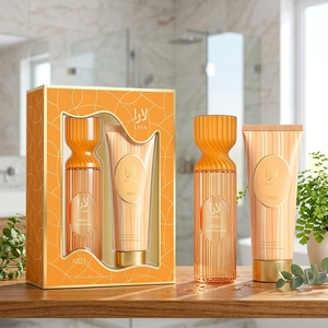 ARDiu Arabic - Set de Regalo de <span class=keywords><strong>Perfume</strong></span> Ecológico en Spray y Loción Corporal, Aroma a Coco y Rosa Dulce, Larga Duración, 2 Piezas, Moderno y Lujoso - Product Image 1