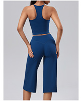 Ensemble de yoga 2 pièces pour femme : Soutien-gorge de sport et short cycliste taille haute, effet galbant fessier, matière ultra douce, tenue de sport pour la gym