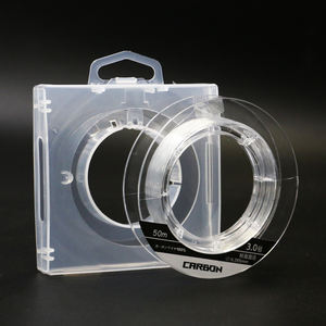 Línea de pesca de fluorocarbono YGKX de 50m-Línea de fregadero de alta resistencia con <span class=keywords><strong>punta</strong></span> de cohete para uso en lagos y ríos Stream - Product Image 6