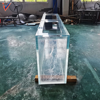 2023 été Leyu usine aquarium personnalisé haute Transparent rectangulaire en acrylique