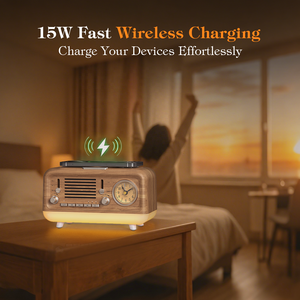 HiFiD 30 Macchina del Rumore Bianco con Caricatore Wireless, Suoni Rilassanti, <span class=keywords><strong>Sveglia</strong></span> con Funzione Snooze e Altoparlante BT - Product Image 6