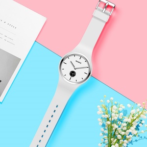 Montre pour femme HUAIKE 1077, nouvelle mode, montre de sport décontractée, étanche, bracelet en silicone, montre à quartz - Product Image 5