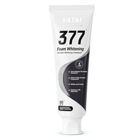 Dentifrice blanchissant en mousse 377 avec logo personnalisé, élimination des taches jaunes et réparation de l'émail, pour une haleine fraîche longue durée