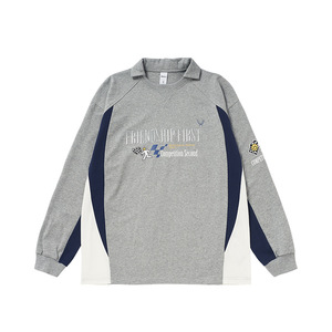 เสื้อยืดกีฬาพิมพ์ลายใหม่ปี 2026 เสื้อยืดแขนยาวลายตัวอักษรอเมริกันฤดูใบไม้ผลิปี 2026 ขายส่ง - Product Image 2