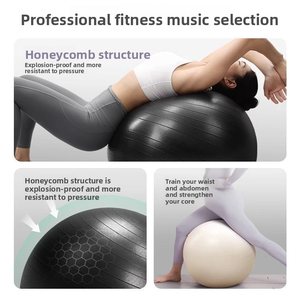 Pelotas <span class=keywords><strong>de</strong></span> <span class=keywords><strong>Yoga</strong></span> <span class=keywords><strong>de</strong></span> PVC Antideslizantes <span class=keywords><strong>de</strong></span> Color Beige y Negro Personalizadas <span class=keywords><strong>de</strong></span> 55 cm, 65 cm y 75 cm <span class=keywords><strong>para</strong></span> Mujeres <span class=keywords><strong>Embarazadas</strong></span>, Balle <span class=keywords><strong>De</strong></span> <span class=keywords><strong>Yoga</strong></span> - Product Image 4