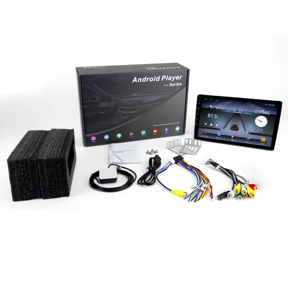 Duplo din estéreo do carro 1 Din 2 Din 7 ''9'' 10 ''Ips Tela Sensível Ao Toque Gps Wifi Câmera Traseira Do Carro Android Dvd Rádio Android 10 tv do carro