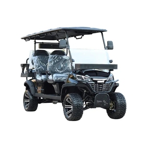 Carrito de Golf de 4+2 Plazas en Oferta, Funciona con Batería de 48V, Estructura de Acero de Alta Resistencia, Alcance de 70-90 km, Nuevo Diseño, Vehículo Eléctrico - Product Image 4