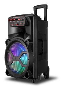 Altavoces TS1282 de 12 pulgadas Retro <span class=keywords><strong>Boombox</strong></span> Caixa De Som Powered Subwoofer Altavoz de Karaoke portátil para exteriores con micrófono y Bluetooth - Product Image 6