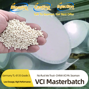 เม็ดพลาสติก VCI เกรด 3 ทนความร้อน ป้องกันสนิม สำหรับการเป่าฟิล์ม การเคลือบ VCI PE การฉีดขึ้นรูป และสารเติมแต่ง VCI แบบเข้มข้น - Product Image 1