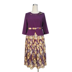 Women Clothing Business Skirt Floral Print Pleated Skirt Dress Plus Size Women Dress African Church Dress Turkish Wears - Product Image 6
