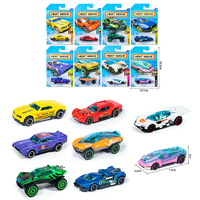Vente en gros de voitures miniatures en alliage moulé sous pression à l'échelle 1/64, jouets pour enfants, kit de modèles de voitures en alliage pour enfants