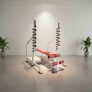 Banc de musculation pliable Lingxi multifonctionnel en acier inoxydable <span class=keywords><strong>pour</strong></span> entraînement de force à domicile - Sécurité unisexe - Product Image 3