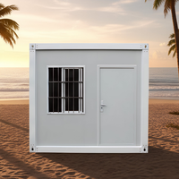 Maison conteneur pliable au design moderne, intérieur de luxe personnalisable pour hôtel de charme et location de vacances en bord de mer