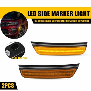 Luz de Marcador Lateral Delantera Auxito 2XLED para Jeep Grand Cherokee 2021 2022 2023-2026 - Product Image 3