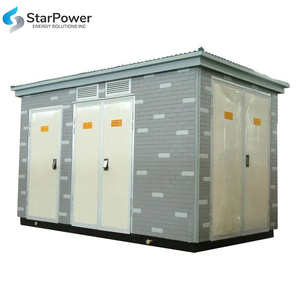 Subestación transformadora compacta para exteriores de 1200kVA 11kV 400V 380V combinación eléctrica 10kV entrada 480V/440V/110V/220V tres - Product Image 5