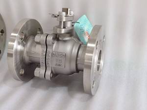 วาล์วบอลหน้าแปลนตรงแบบกำหนดเองได้ ผลิตจากไทเทเนียมอัลลอยด์ รุ่น Q41F-16/25/40/64 ควบคุมด้วยมือ สำหรับสื่อของเหลว 16-50 ลิตร/นาที ขนาด 200 มม. - Product Image 3