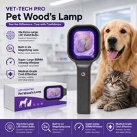 Veterinary Pet Wood Lamp UV Light Dog Cat Skin Fungal Infection Detector Ringworm Diagnostic Tool Clinic Use