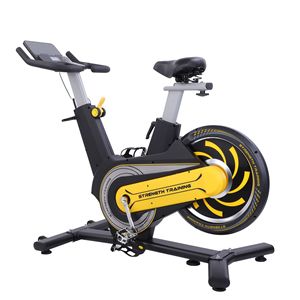 Vélo d'exercice en acier à transmission par courroie, résistance magnétique, usage domestique, fitness intérieur, perte de poids, modèle vertical silencieux, capacité 160 kg - Product Image 4