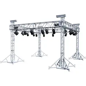 Treliça de iluminação de palco por atacado para palco de concerto, sistema de treliça de telhado triangular ao ar livre