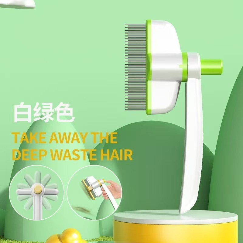 Green [Upgraded Rotating Comb, One-Click Self-Cleaning]