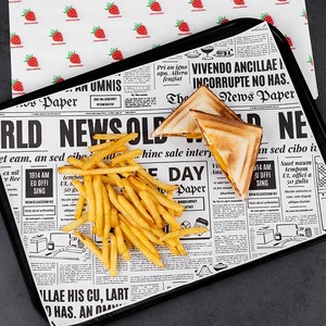 Custom Sandwich <b>Wrapping</b> <b>Paper</b> Food Grade Greaseproof Coated <b>Paper</b> Single Side Recyclable Flexographic Printing Wenzhou Origin - Product Image 3