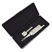 Lishi 2-en-1 HU64 : Outil de décodage et de crochetage pour véhicules, kit de crochetage de serrures de voitures, outil de serrurier pour l'ouverture de serrures automobiles