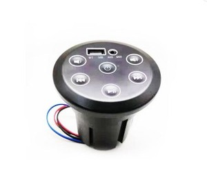 Altavoz Inalámbrico Estéreo <span class=keywords><strong>HiFi</strong></span> Mini Redondo Táctil para <span class=keywords><strong>Muebles</strong></span>, Sistema de Sonido para Sofá, Reproductor de Música con Luz LED, Alta Calidad 2025 - Product Image 6