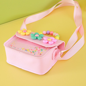 Bolso de Hombro Mini con Perlas Florales, Suministro de Fábrica, Bolso de Dulces para Niños, Monedero Pequeño, Venta al Por Mayor - Product Image 2