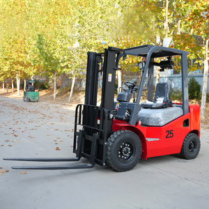 Montacargas Diésel Multifuncional de 2.5 Toneladas con Certificación CE y EPA, Montacargas Diésel para Pequeños Sitios de Construcción, Montacargas Todoterreno con Tracción Hidráulica - Product Image 3