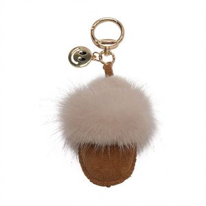 Dropshipping <b>Mini</b> Mink Plush Sneaker Shoes Keychain Rings Gift 3d Sports Shoes Pendant for Bag Car <b>Backpack</b> Decoration - Product Image 6