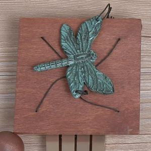 Custom simpatizzare decorazione del giardino carillon del vento regalo di natale 24 pollici 4 tubi in alluminio libellula musica Metal carillon - Product Image 3