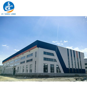 Ánh sáng kết cấu thép đúc sẵn nhà kho hội thảo kim loại xây dựng nhà kho với Sandwich Panel tường và mái nhà - Product Image 1
