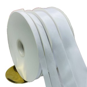 Ruban en satin de grande taille, finition luxueuse et brillante, pour la décoration de table de cérémonie de mariage - Product Image 4